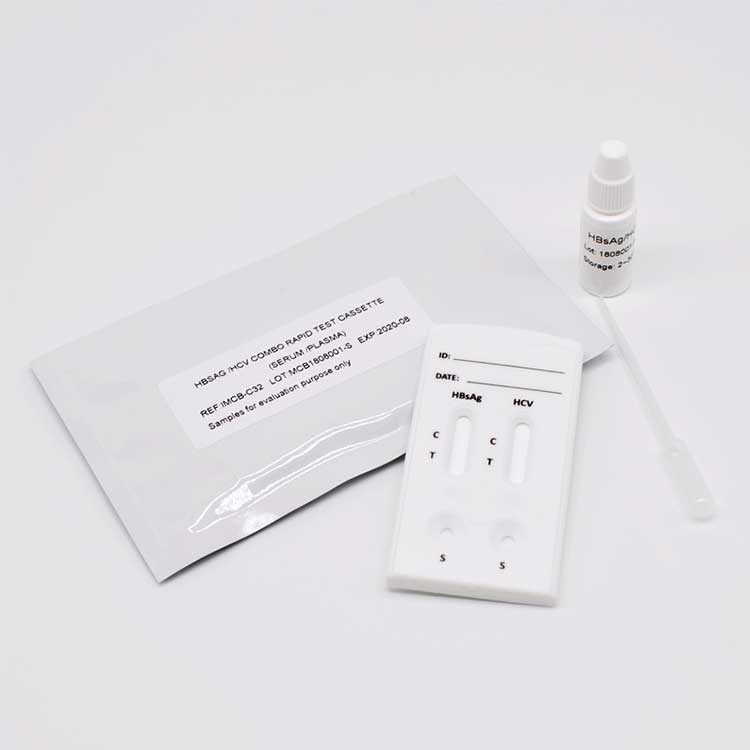 2-in-1 Hbsag Hcv Combo 2-panel snelle testkit