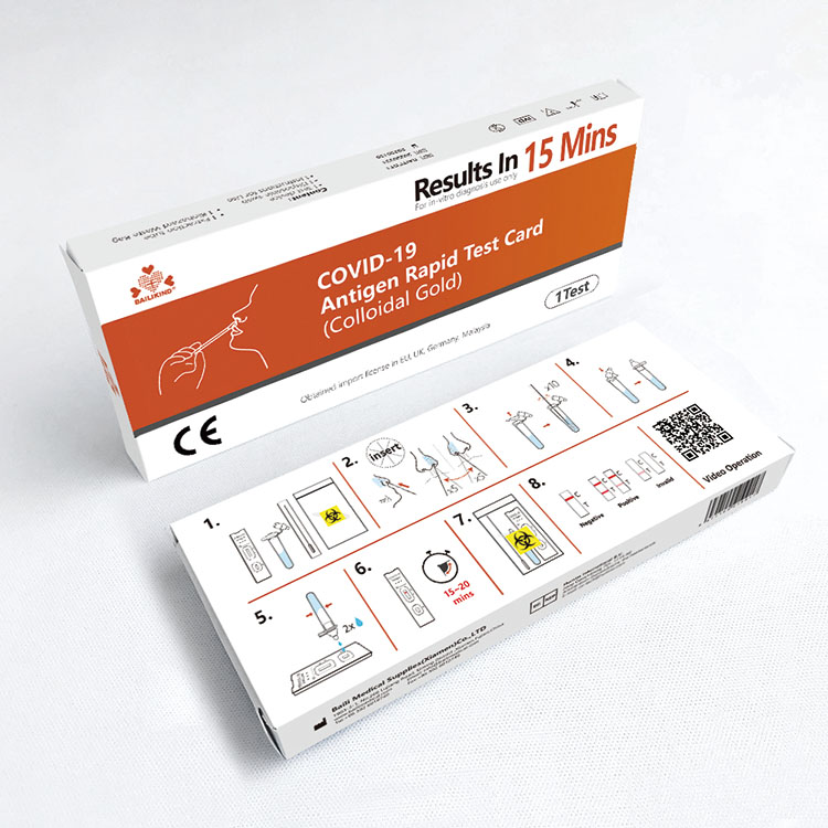 Achtergrondtechnologie van antigeendetectiekits voor het nieuwe coronavirus (COVID-19).