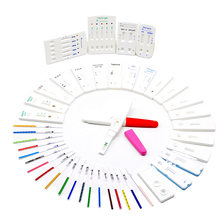 Hoge Nauwkeurigheid Medische Diagnostische Antigeen En Neutraliserende Antilichaam Malaria Igg Igm Hiv Hcg Flus Pcr A + B Wattenstaafje Snelle Test Kit