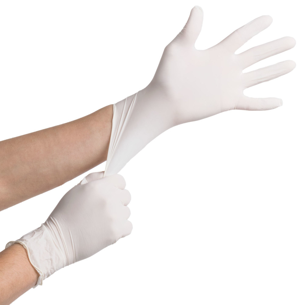 Medische latexhandschoenen